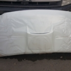 Капот Газель нового образца белый пластиковый с воздухозаборником